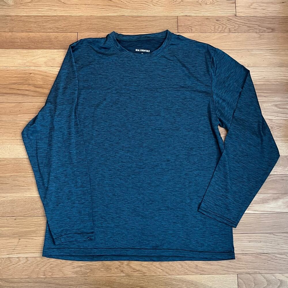 Real Essentials Long-Sleeved Workout Top - Size XL